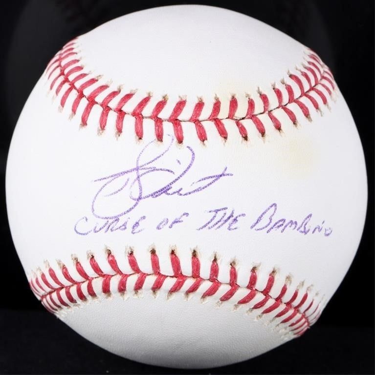 Lot 229435: BUCKY DENT "CURSE OF THE BAMBINO" AUTO BASEBALL
