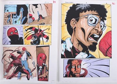ORIGINAL COLOR GUIDE VENOM ACS HYBRID #4 PG 7 & 8. Original color guides for the Hybrid backup 