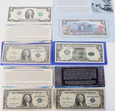 ASSORTED U.S. COMMEMORATIVE & OBSOLETE CURRENCY(6). Assorted U.S. commemorative &amp; obsolete 