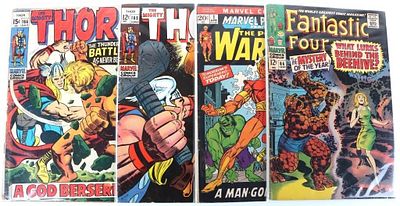 ADAM WARLOCK EARLY APPEARANCES FF THOR MP. Marvel Bronze Age comics, all of which feature early 