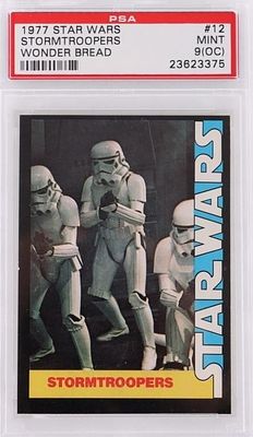 PSA 9 1977 STAR WARS WONDERBREAD STORMTROOPER CARD. 1977 Star Wars Wonder Bread Stormtrooper 