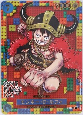 ONE PIECE CARDS LUFFY '25 ONE PIECE DAY P-110 JP. One Piece Cards Monkey D. Luffy 2025 One Piece 