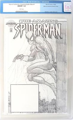 MARVEL AUTHENTIX: AMAZING SPIDER MAN #1 CGC 9.8 NM. Marvel Authentix: Amazing Spider-Man #1 