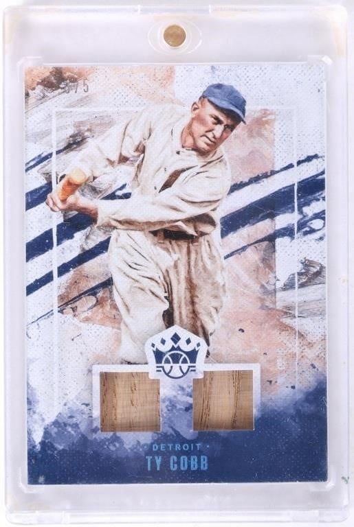 Lot 230335: TY COBB BAT RELIC CARD PANINI DIAMOND KINGS 375 19