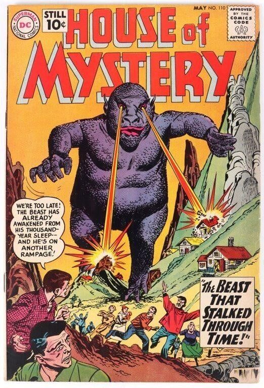 Lot 230353: HOUSE OF MYSTERY #110 DC COMICS VF RAW