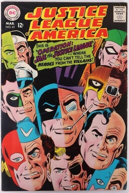 Lot 230369: JUSTICE LEAGUE OF AMERICA  #61 DC COMICS 1968