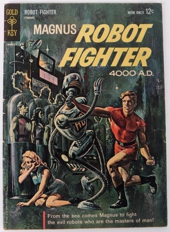 Lot 230380: MAGNUS ROBOT FIGHTER 4000 AD #1 GOLD KEY COMIC