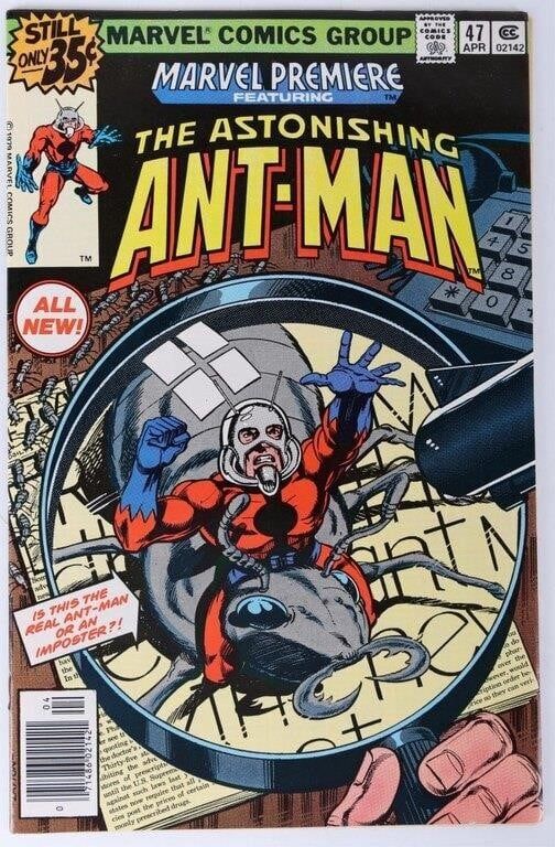 Lot 230387: MARVEL PREMIERE #47 SCOTT LANG ANT MAN 1ST APP