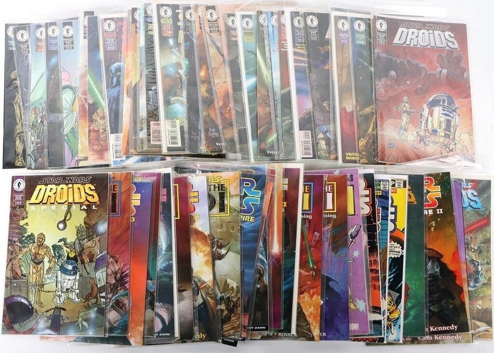 Lot 230393: MEGA LOT STAR WARS COMICS MARVEL & DARK HORSE (53)