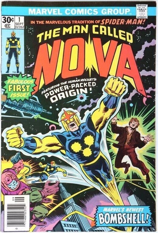 Lot 230402: NOVA #1 MARVEL 1976 ORIGIN OF RICHARD RIDER