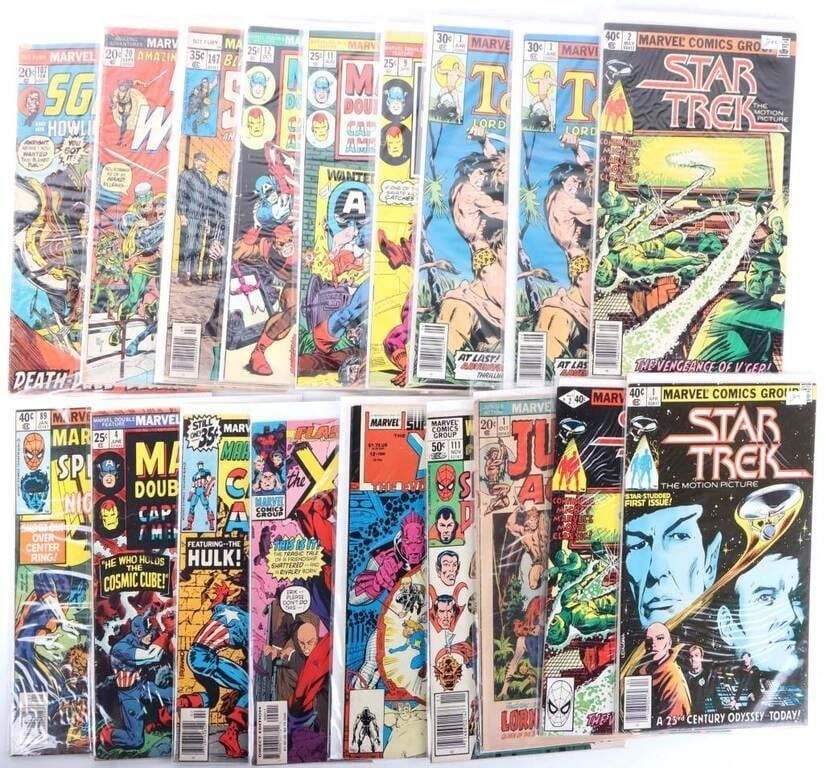 Lot 230408: RANDOM VINTAGE MARVEL COMICS COLLECTION (18)