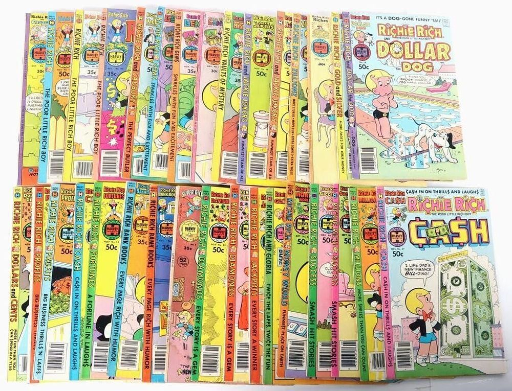 Lot 230409: RICHIE RICH MEGA LOT VARIOUS TITLES LOT OF 31