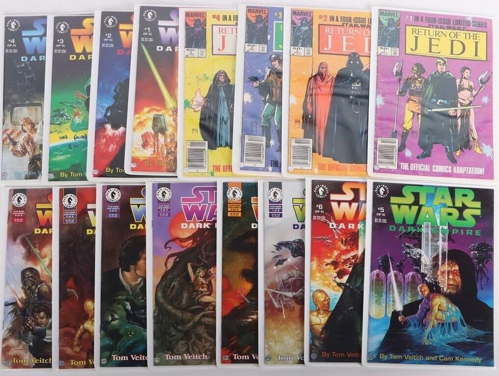 Lot 230420: STAR WARS COLLECTIBLE COMIC BOOKS - (16)