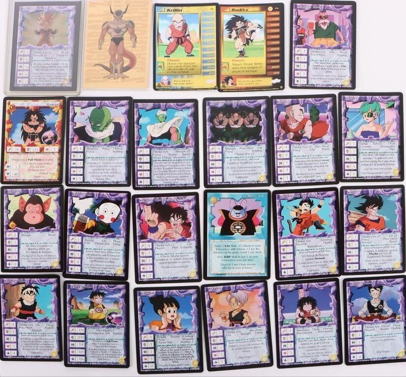 Lot 230436: DRAGON BALL Z TRADING CARD COLLECTION BIRD STUDIO