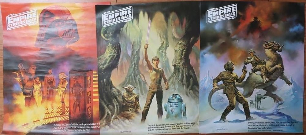 Lot 230443: STAR WARS 1980 VALLEJO COCA COLA POSTERS FULL SET