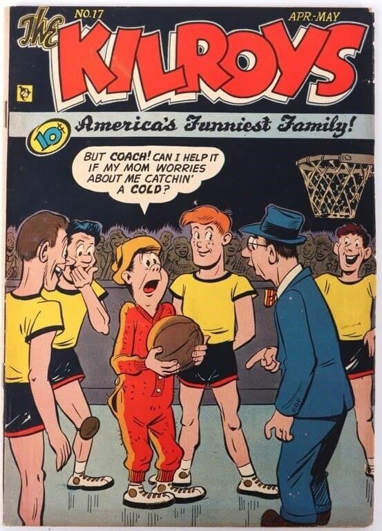 Lot 230472: THE KILROYS #17 GOLDEN AGE COMIC BOOK ACG VG+