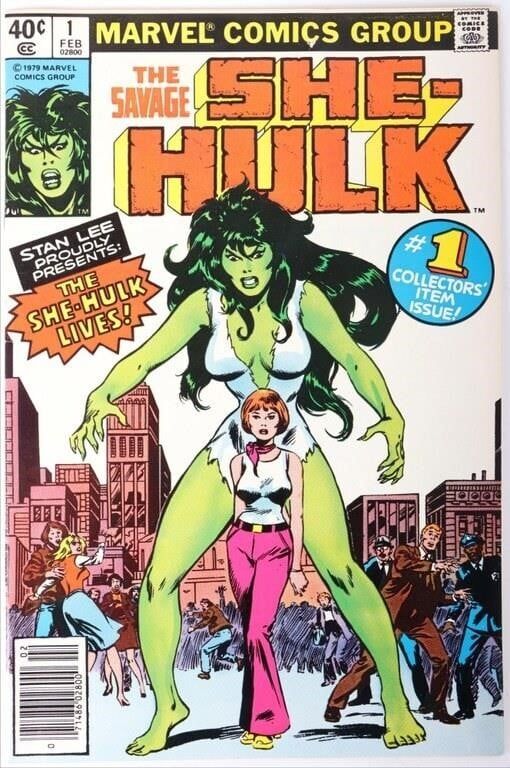 Lot 230474: THE SAVAGE SHE-HULK #1 - 1ST APP SHE HULK COMIC