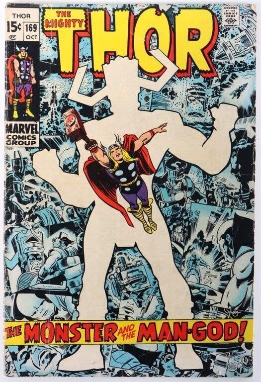 Lot 230478: THOR #169 SILVER AGE ORIGIN OF GALACTUS