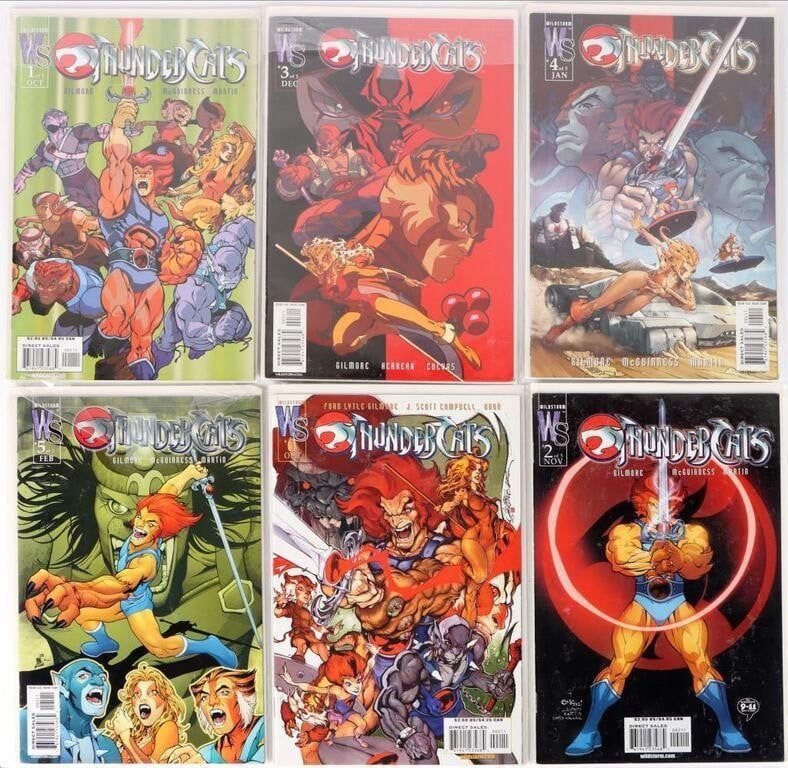 Lot 230481: THUNDERCATS WILDSTORM 2002 COMPLETE + VARIANTS NM