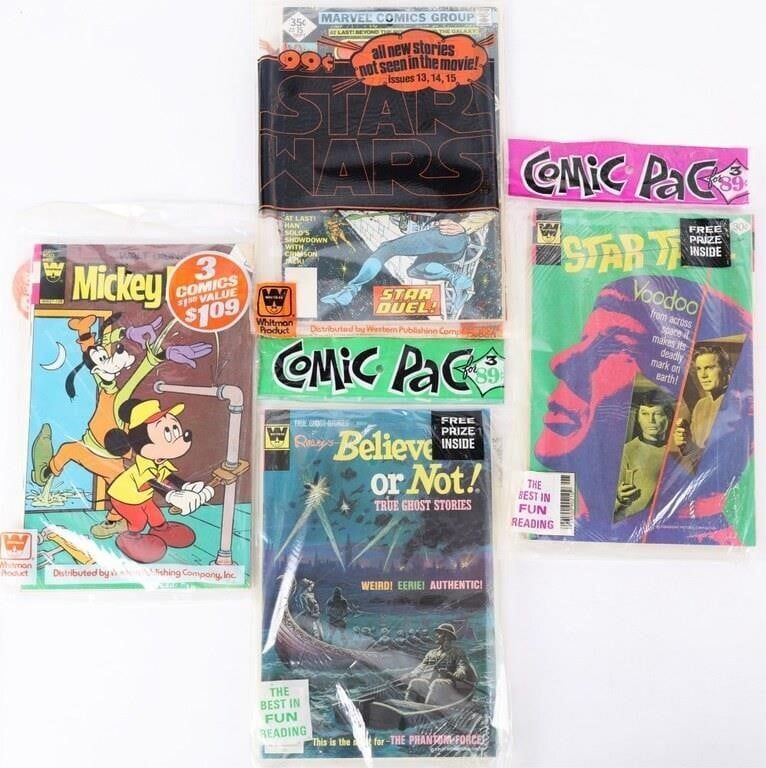 Lot 230492: WHITMAN COMIC 3 PAC DISNEY STAR WARS/TREK RIPLEY-4