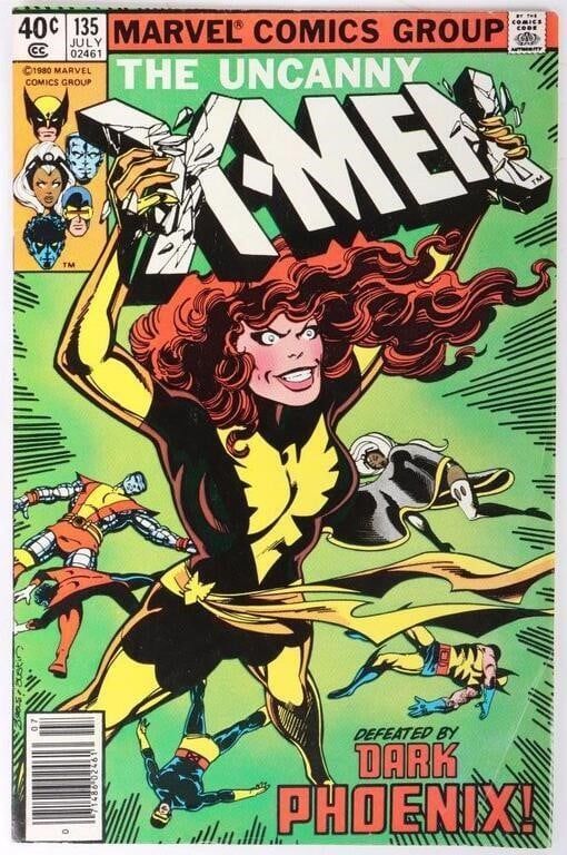 Lot 230509: UNCANNY X-MEN #135 MARVEL 1980 DARK PHOENIX PT. 7