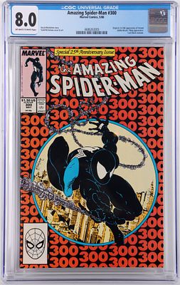 AMAZING SPIDER-MAN #300 1ST FULL APP VENOM CGC 8.0. The Amazing Spider-Man #300, to include the 