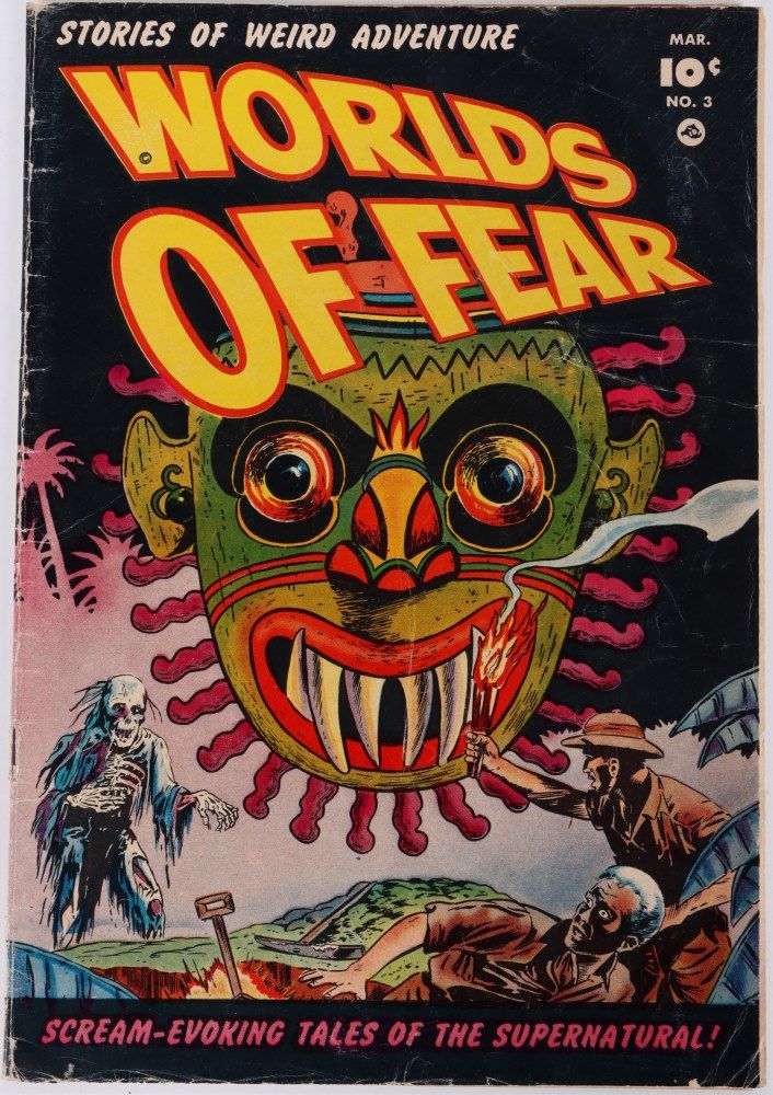 Lot 230498a: WORLDS OF FEAR #2 LATE GOLDEN AGE COMIC BOOK 1952