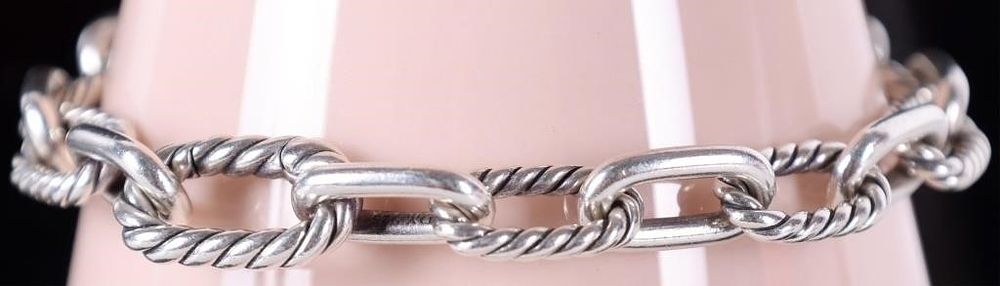 Lot 232249: DAVID YURMAN STERLING MADISON CHAIN BRACELET