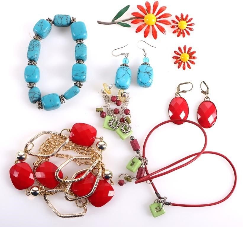 Lot 232312: COLORGUL LADIES JEWELRY SETS LOT OF 8