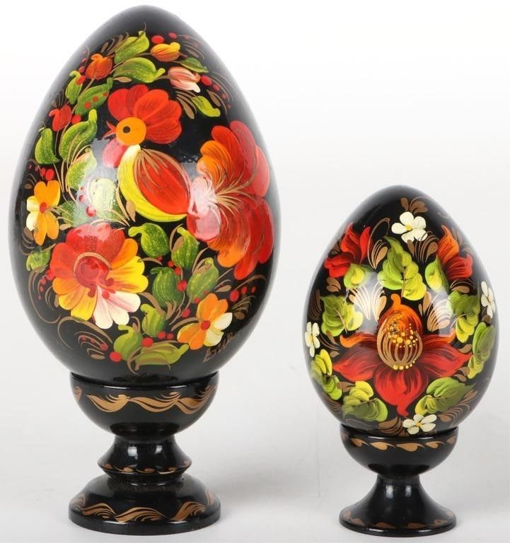 Lot 232371: UKRAINIAN PYSANKY HAND-PAINTED EASTER EGGS (SET 2)