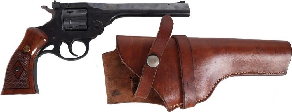 Lot 232418: 1965 H&R SPORTSMAN DOUBLE ACTION .22 REVOLVER