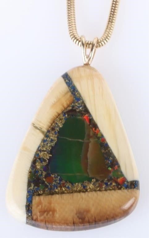 Lot 233184: ALFRED COOK DESIGNER 14K YELLOW GOLD NECKLACE