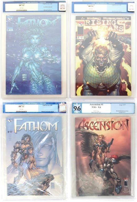 Lot 233221: TOP COW IMAGE COMICS LOT ALL GRADED ABOVE 9