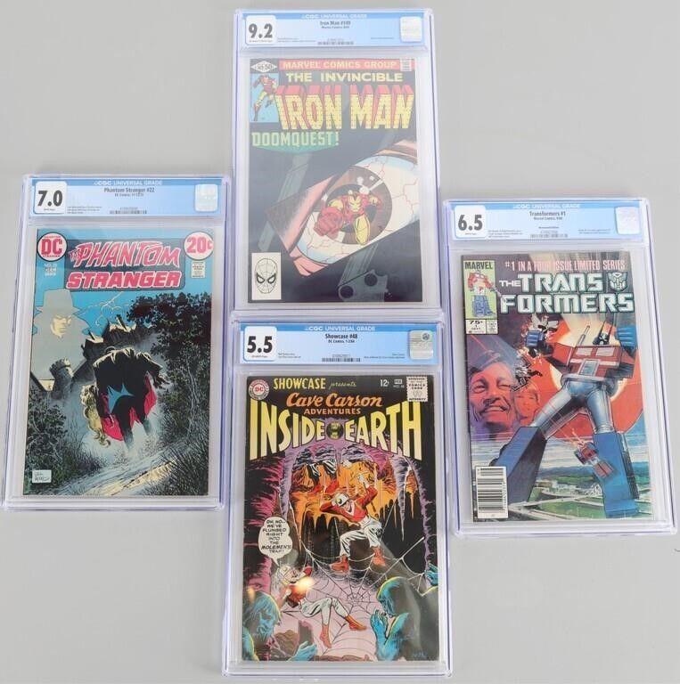 Lot 233222: ASSORTED DC & MARVEL CGC GRADED COMICS (4)