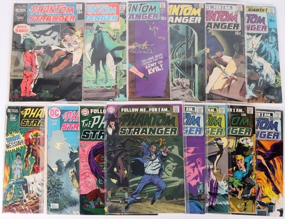 Lot 233230: THE PHANTOM STRANGER DC COMICS VF - VF+ (14)