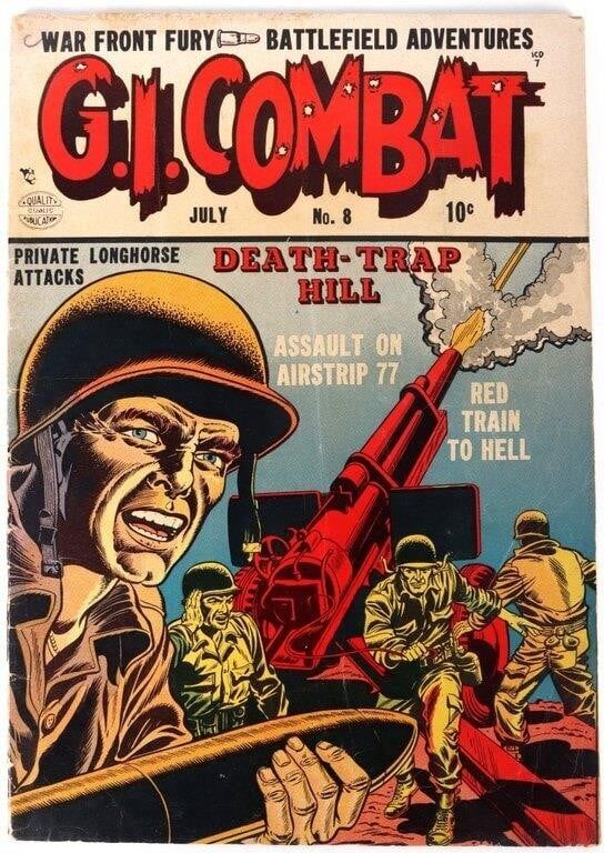 Lot 233249: G.I. COMBAT #8 GOLDEN ERA COMIC BOOK