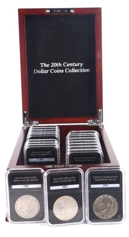 Lot 233355: ASSORTED LOT OF MORGAN TO ANTHONY DOLLARS - (19)
