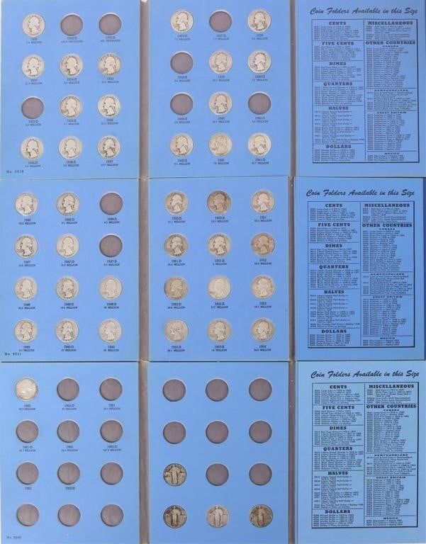 Lot 233357: WASHINGTON HEAD QUARTER BOOKS 1-3 MOSTLY FULL