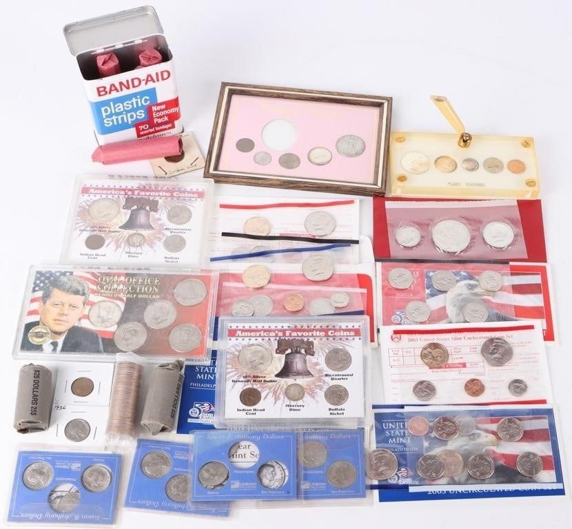 Lot 233365: ASSORTED U.S. COINAGE OF HISTORY LOT