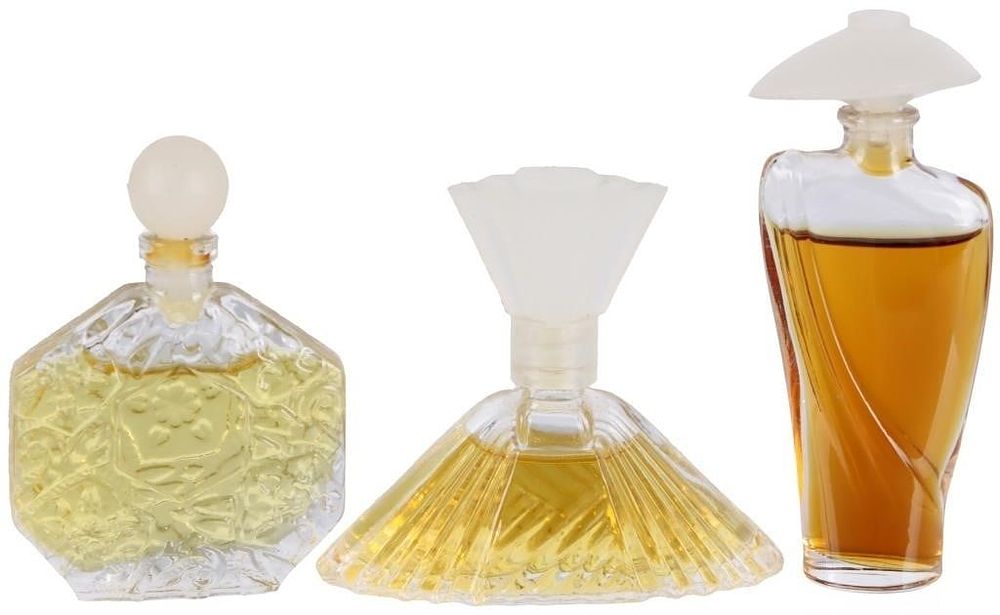 Lot 233387: VINTAGE MINI PERFUME BOTTLES LALIQUE LAUREN ETC 12