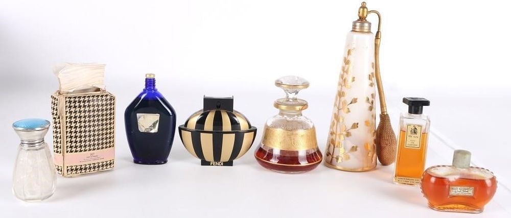 Lot 233389: VINTAGE PERFUME BOTTLES DIOR BOURJOIS MY SIN ETC 8