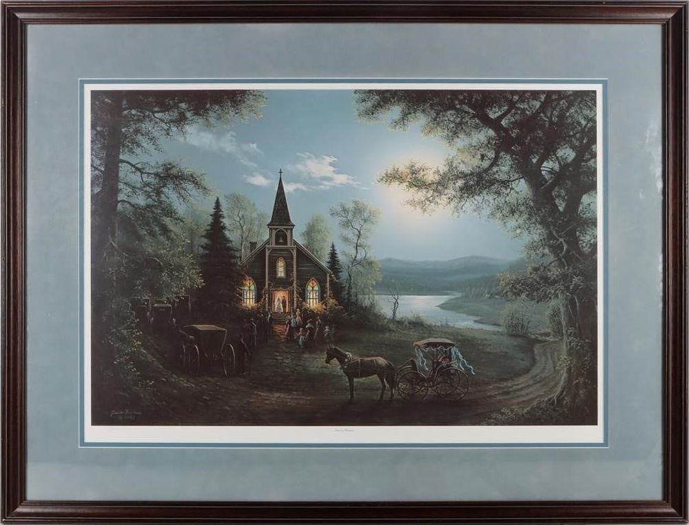 Lot 233404: JESSE BARNES LOVE IS FOREVER PRINT 141/2800
