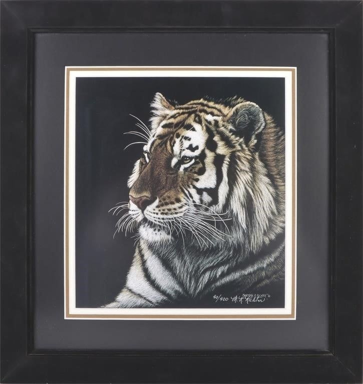 Lot 233407: MARTIENA R. RICHTER SIGNED & NUMBERED TIGER PRINT
