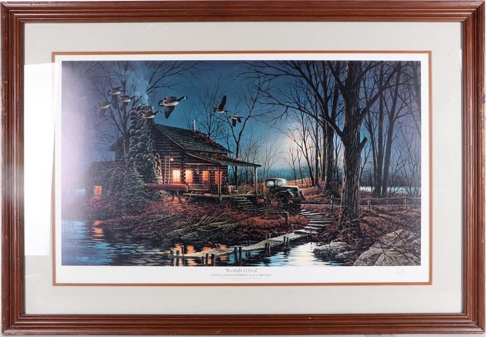 Lot 233411: TERRY REDLIN "MOONLIGHT RETREAT" SIGNED LIMITED ED