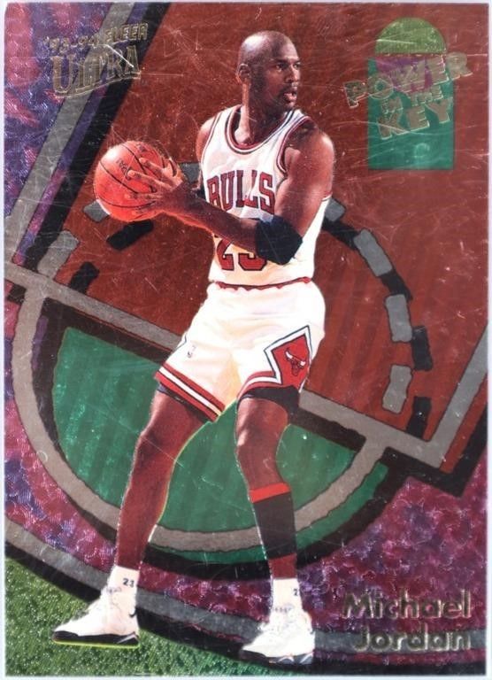 Lot 233418: MICHAEL JORDAN FLEER ULTRA POWER IN THE KEY #2