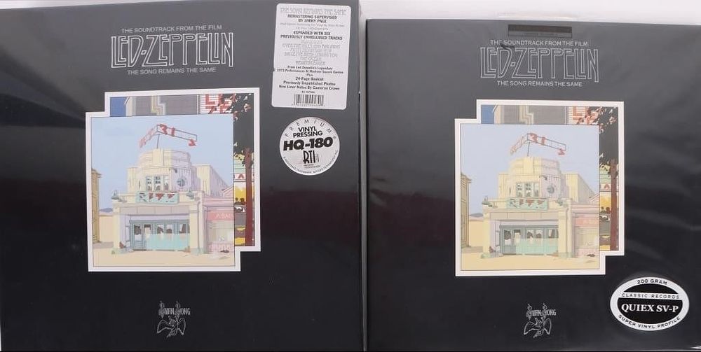 Lot 233432: LED ZEPPELIN THE SONG REMAINS THE SAME 6 LP LOT