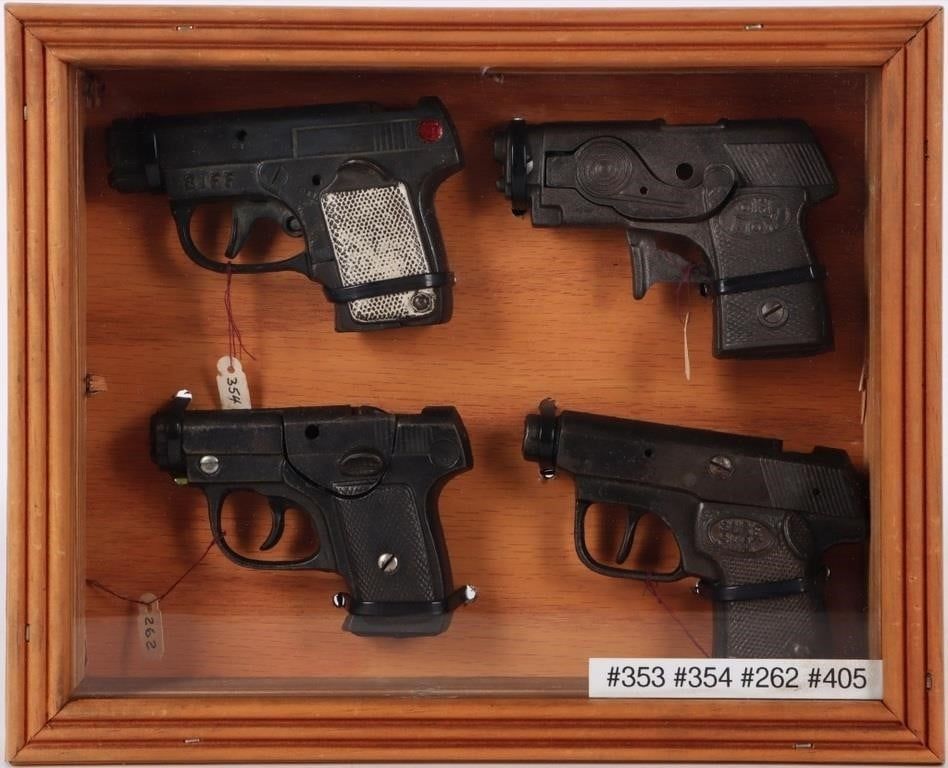 Lot 233453: QUAD COLLECTION OF VINTAGE AUTOMATIC CAP GUNS