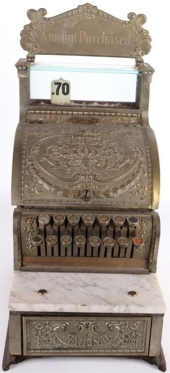 Lot 233455: ANTIQUE 1900'S NATIONAL CASH REGISTER MODEL 313