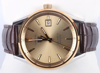 TAG HEUER CARRERA CALIBRE 5 AUTOMATIC WRISTWATCH. Tag Heuer Carrera Calibre 5 Movement Automatic 
