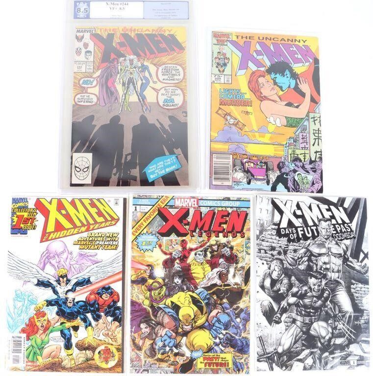 Lot 235019: X-MEN SUPER COMICS COLLECTION (5 TOTAL)